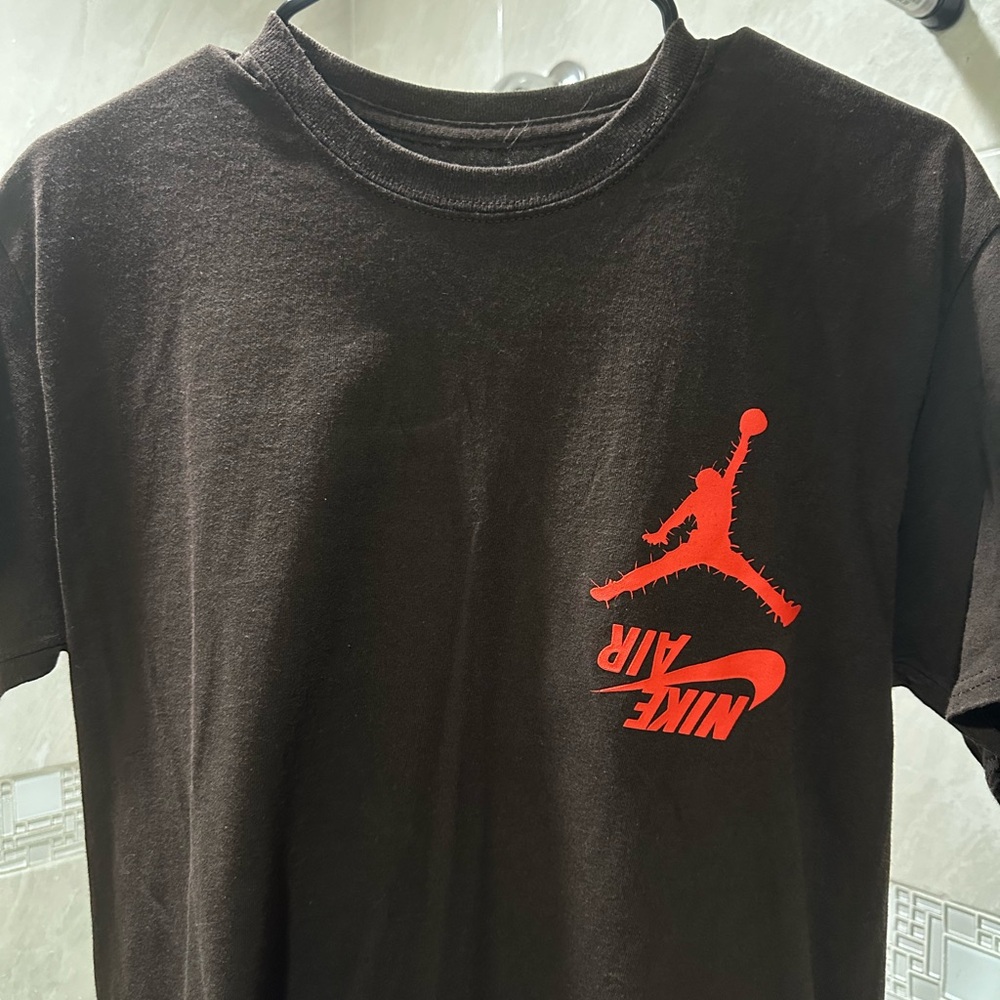 Travis Scott x Jordan Men's Brown T-Shirt